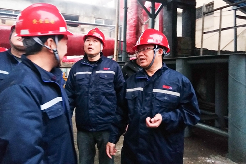 王大真到雙環(huán)公司現(xiàn)場調(diào)研(圖1) 王大真到雙環(huán)公司現(xiàn)場調(diào)研(圖1)