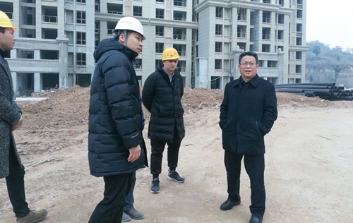 王大真到置業(yè)公司現(xiàn)場調(diào)研(圖1) 王大真到置業(yè)公司現(xiàn)場調(diào)研(圖1)