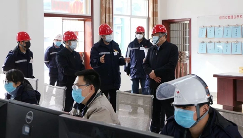 袁衛(wèi)東、王大真到股份公司檢查督導(dǎo)疫情防控及安全生產(chǎn)工作(圖2)