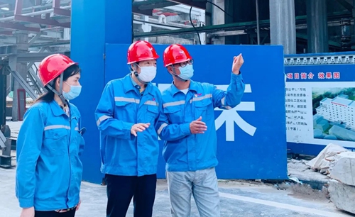 吳正新到TMP、TPO項(xiàng)目及松滋肥業(yè)新項(xiàng)目現(xiàn)場檢查指導(dǎo)工作(圖2)