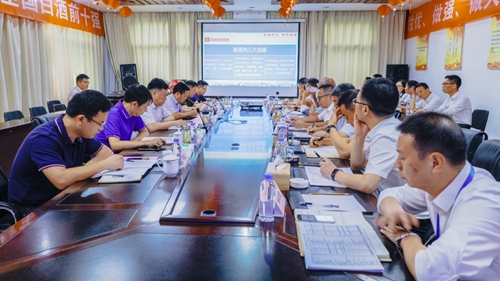 袁衛(wèi)東、王大真到金沙酒業(yè)調(diào)研指導(dǎo)工作(圖3)