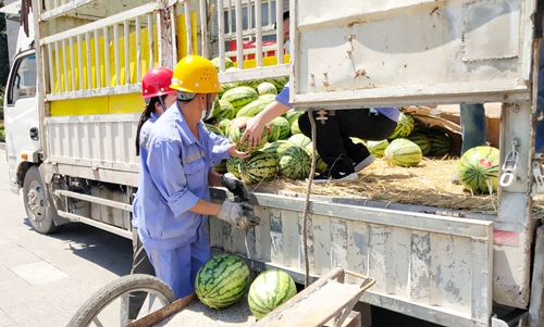 情系一線 集團(tuán)工會到分子公司“送清涼”(圖3) 情系一線 集團(tuán)工會到分子公司“送清涼”(圖3)