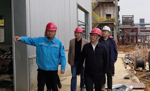 王大真到松滋肥業(yè)、楚星公司和宜化新材料現(xiàn)場辦公(圖3)