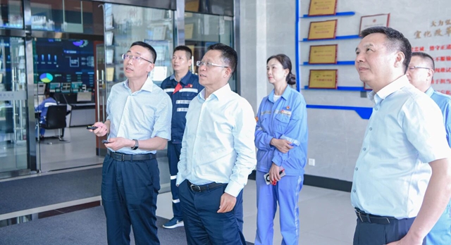 王大真到新疆、青海區(qū)域分子公司現(xiàn)場辦公(圖1)