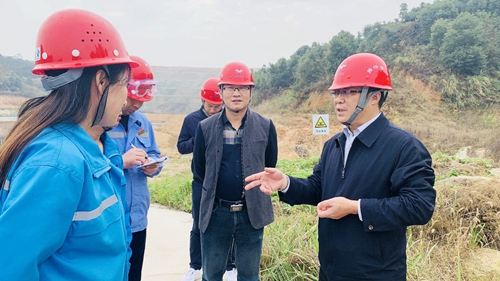 王大真到松滋肥業(yè)、楚星公司現(xiàn)場(chǎng)辦公